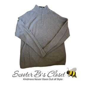 Wilke Rodriguez Men’s 1/4 Zip Sweater MEDIUM 🐝